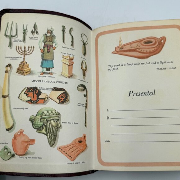 Holy Bible Concordance KJV Red Letter Edition 1973 Red Cover Word Aflame Press - Picture 6 of 12